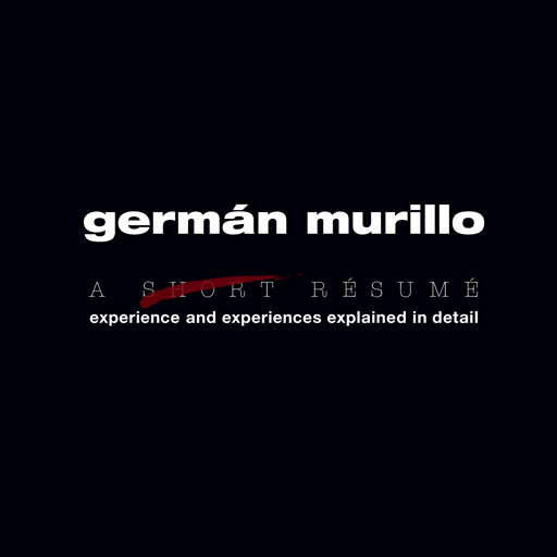 German Murillo Bio Black Pages